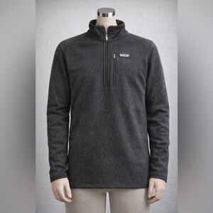 Patagonia Men's Charcoal Zip-Up Sweater